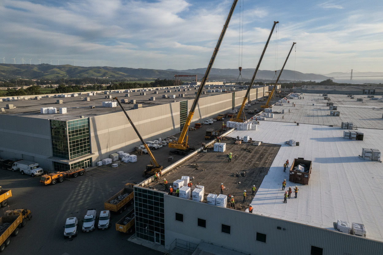 Commercial Roof Replacement Santa Clara