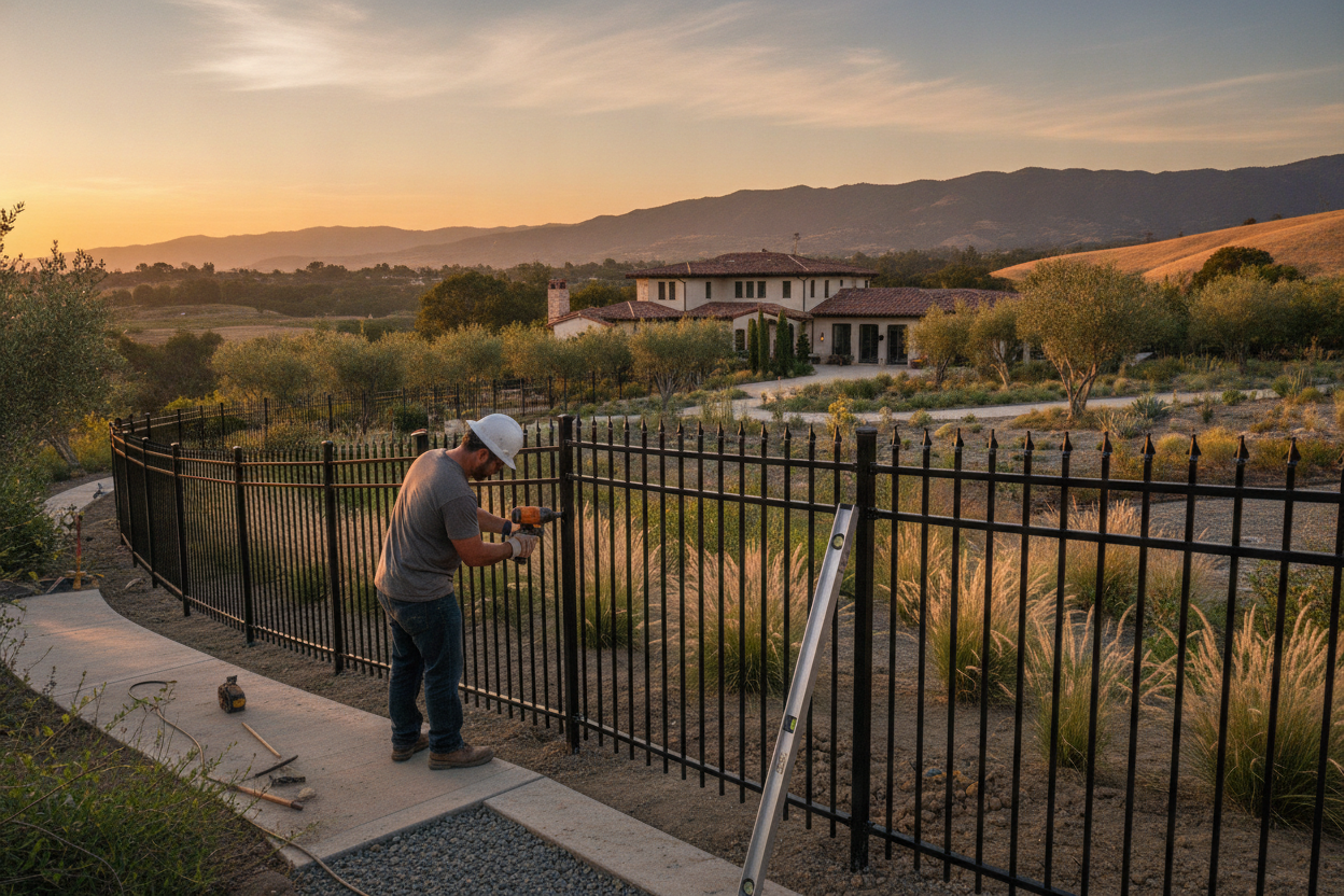 Steel Fencing Santa Clara