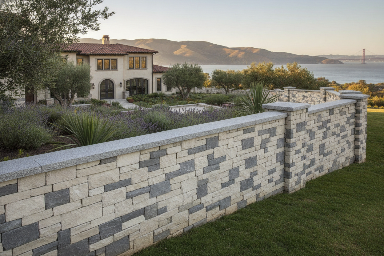 Stone Fencing Santa Clara